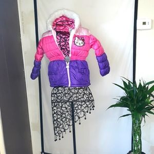 Authentic Hello Kitty Hooded Puffer